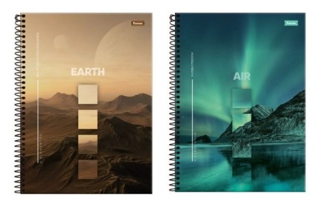 CADERNO C.D. 15X1  4 ELEMENTOS